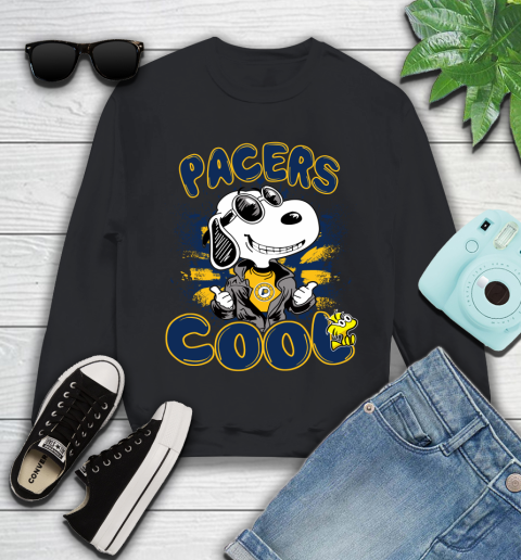 NBA Basketball Indiana Pacers Cool Snoopy Shirt Youth Sweatshirt