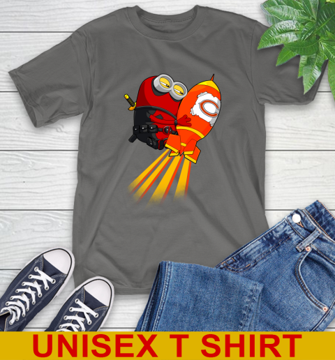 NFL Football Chicago Bears Deadpool Minion Marvel Shirt T-Shirt 10