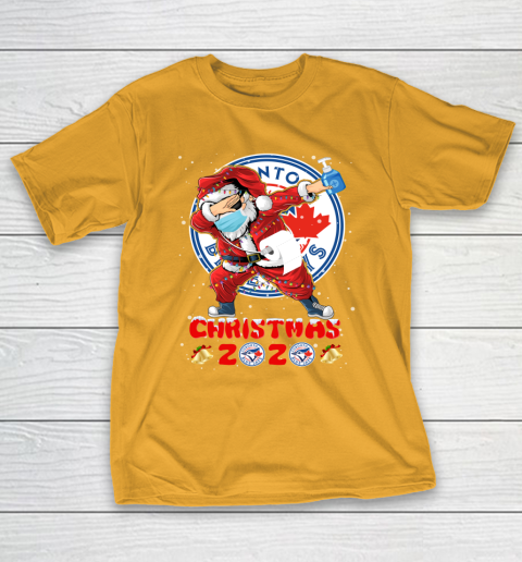 Toronto Blue Jays Funny Santa Claus Dabbing Christmas 2020 MLB T-Shirt 2