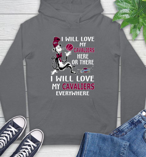 NBA Basketball Cleveland Cavaliers I Will Love My Cavaliers Everywhere Dr Seuss Shirt Hoodie 7