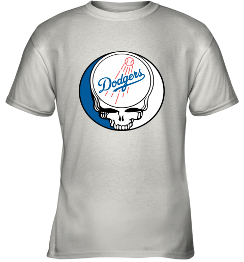 Los Angeles Dodgers The Grateful Dead Baseball MLB Mashup Youth T-Shirt