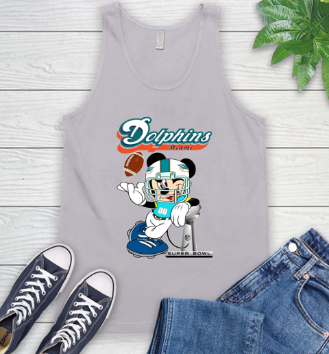 NFL Miami Dolphins Mickey Mouse Disney Super Bowl Football T Shirt Tank Top 4