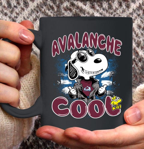 NHL Hockey Colorado Avalanche Cool Snoopy Shirt Ceramic Mug 15oz