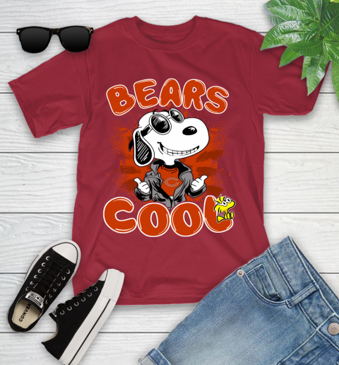 NFL Football Chicago Bears Cool Snoopy Shirt Youth T-Shirt 12