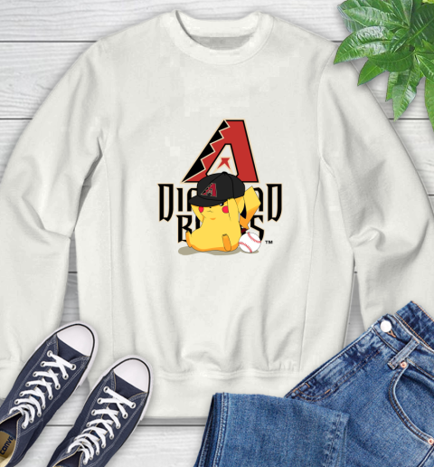 MLB Pikachu Baseball Sports Arizona Diamondbacks Sweatshirt