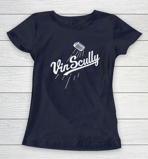 Vin Scully Microphone Women's T-Shirt 2