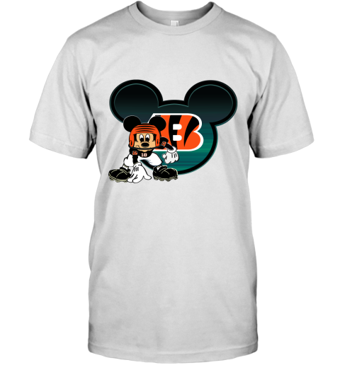 NFL Cincinnati Bengals Mickey Mouse Disney Football T Shirt