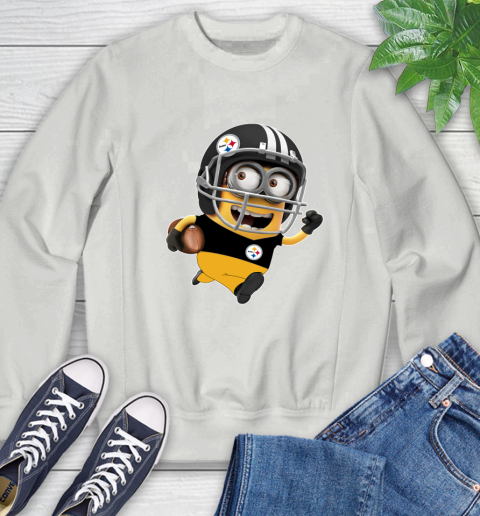 NFL Pittsburgh Steelers Minions Disney Football Sports Sweatshirt 5