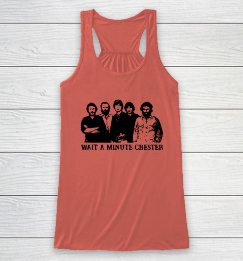 Wait A Minute Chester April Wine Racerback Tank 2