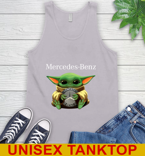 Star Wars Baby Yoda Hugs Mercedes Car Shirt 69