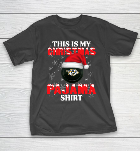 Nashville Predators This Is My Christmas Pajama Shirt NHL T-Shirt