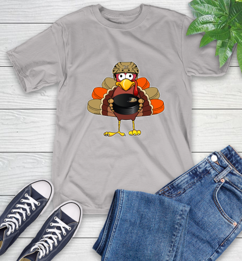 Anaheim Ducks Turkey Thanksgiving Day T-Shirt 12