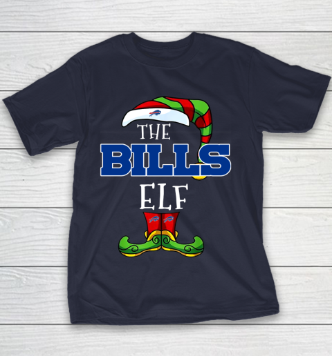 Buffalo Bills Christmas ELF Funny NFL Youth T-Shirt 2