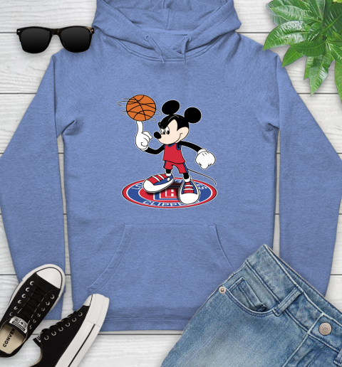 NBA Basketball LA Clippers Cheerful Mickey Disney Shirt Youth Hoodie 11