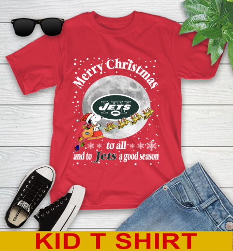 New York Jets Merry Christmas To All And To Jets A Good Season NFL Football Sports Youth T-Shirt 11