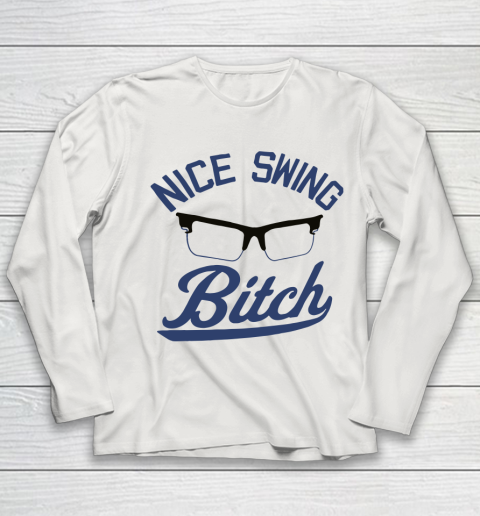 Nice Swing Bitch Youth Long Sleeve 8