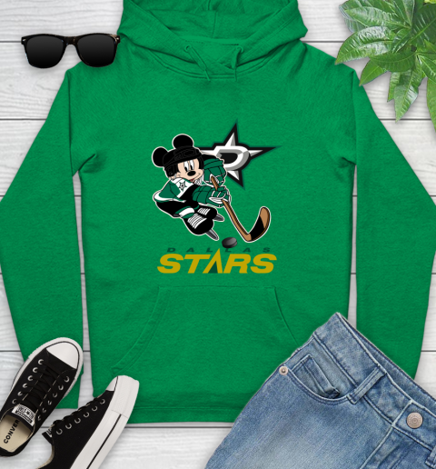 NHL Dallas Stars Mickey Mouse Disney Hockey T Shirt Youth Hoodie 7