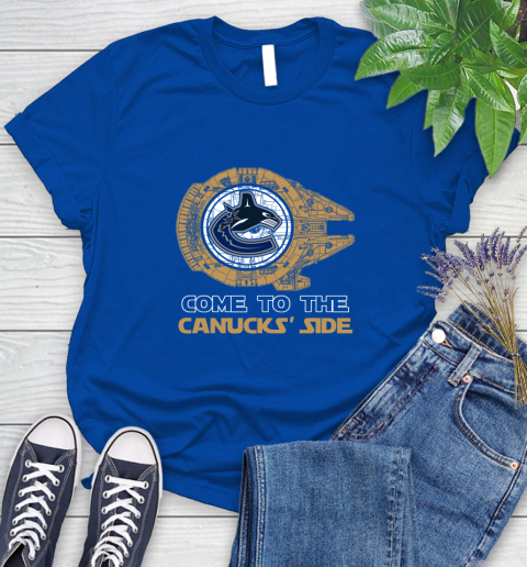 NHL Come To The Vancouver Canucks Wars Hockey Sports Women's T-Shirt 12