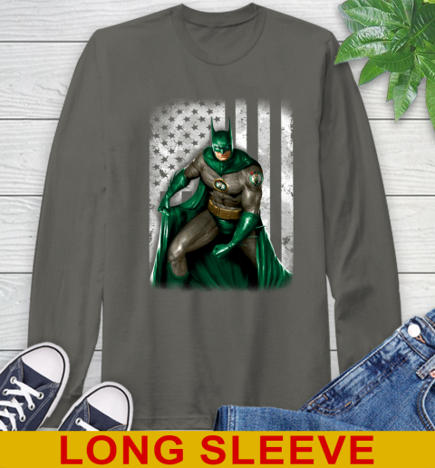Boston Celtics NBA Basketball Batman DC American Flag Shirt Long Sleeve T-Shirt 10