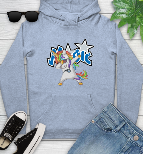 Orlando Magic NBA Basketball Funny Unicorn Dabbing Sports Youth Hoodie 10