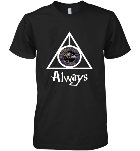 Always Love The Baltimore Ravens x Harry Potter Mashup Premium Men's T-Shirt
