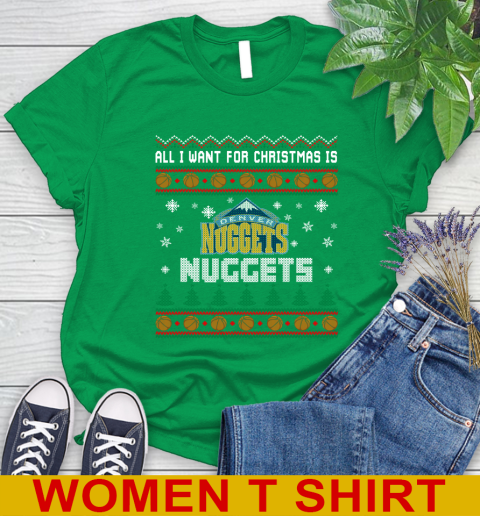 NBA Basketball All I Want For Christmas Is Denver Nuggets 91