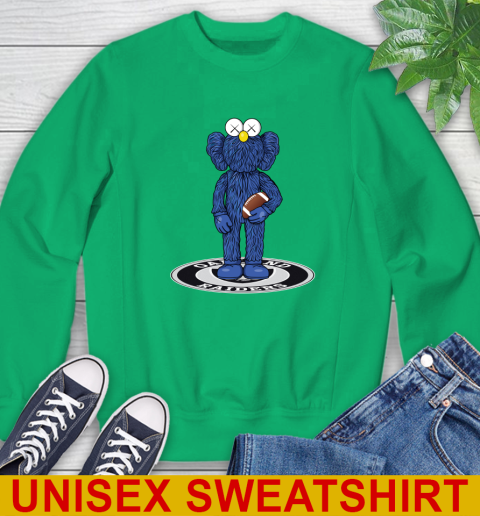 NFL Football Oakland Raiders Kaws Bff Blue Figure Shirt Sweatshirt 6