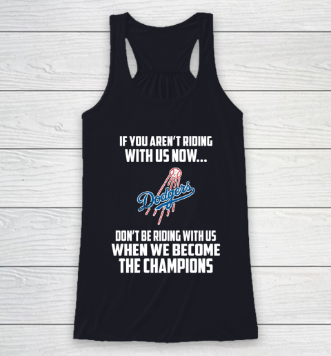 MLB Los Angeles Dodgers Baseball We Become The Champions Racerback Tank 7