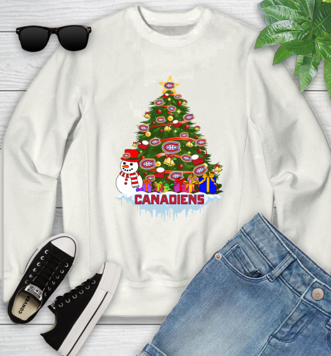 Montreal Canadiens Merry Christmas NHL Hockey Sports Youth Sweatshirt