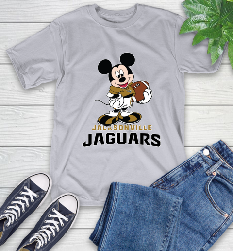 NFL Football Jacksonville Jaguars Cheerful Mickey Mouse Shirt T-Shirt 6