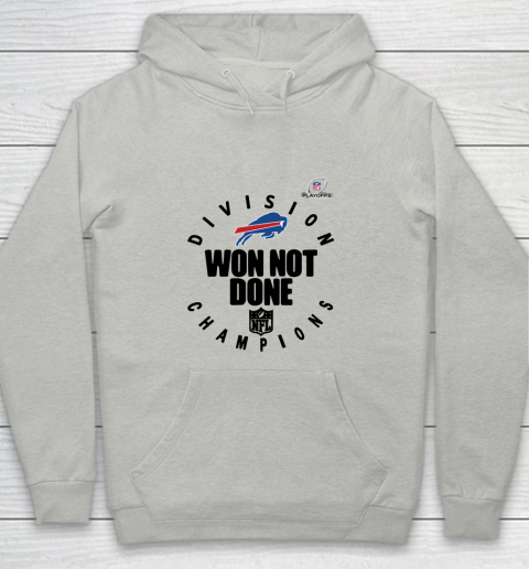 Buffalo Bills East Champions 2020 NFL Playoffs Division Won Not Done Youth Hoodie
