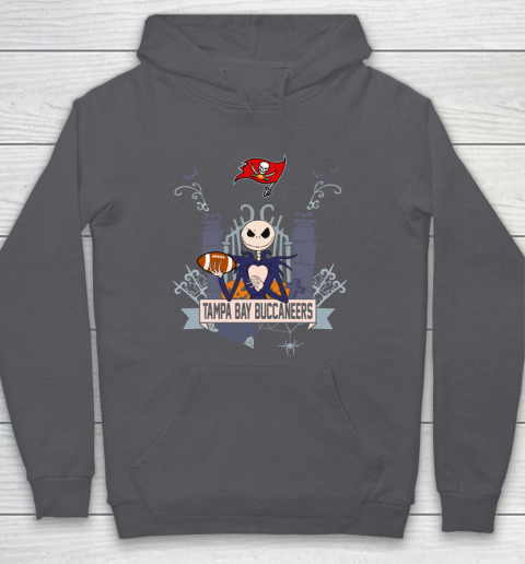 NFL Tampa Bay Buccaneers Football Jack Skellington Halloween Hoodie 4