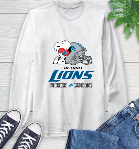 NFL The Peanuts Movie Snoopy Forever Win Or Lose Football Detroit Lions 58