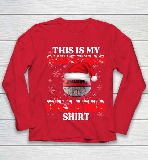 Houston Rockets This Is My Christmas Pajama Shirt NBA Youth Long Sleeve 8