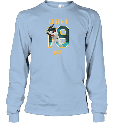 Legend Jeff Conine 19 Miami Marlin Premium Long Sleeve T-Shirt uz5u legend jeff conine 19 miami marlin premium long sleeve tee 14 front light blue