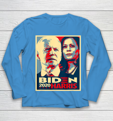 Joe Biden Kamala Harris Hope  Biden Harris 2020 Youth Long Sleeve 7