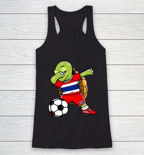 Dabbing Turtle Thailand Soccer Fans Jersey Thai Football Racerback Tank