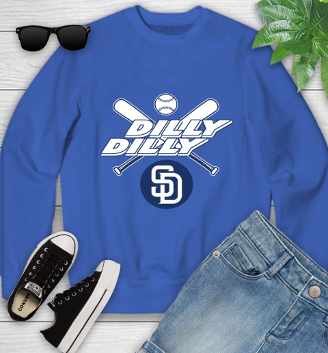 MLB San Diego Padres Dilly Dilly Baseball Sports Youth Sweatshirt 8