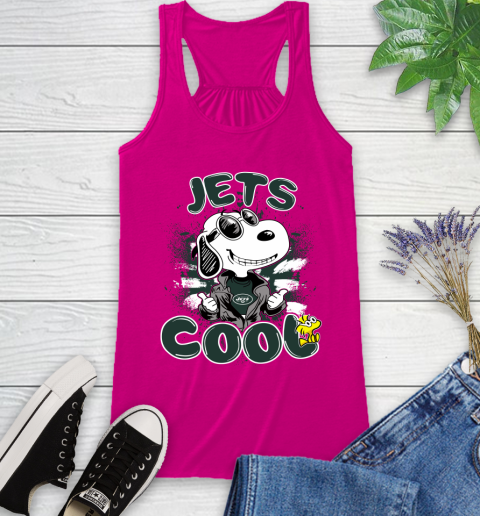NFL Football New York Jets Cool Snoopy Shirt Racerback Tank 5