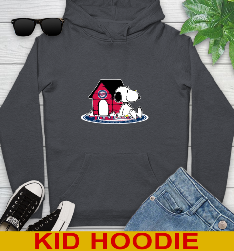 MLB Baseball Minnesota Twins Snoopy The Peanuts Movie Shirt Youth Hoodie 9