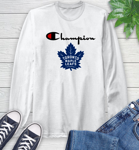 NHL Hockey Toronto Maple Leafs Champion Shirt Long Sleeve T-Shirt