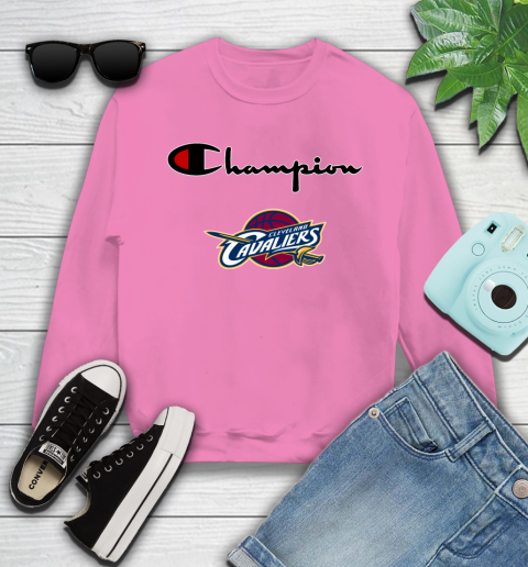 NBA Basketball Cleveland Cavaliers Champion Shirt Youth Sweatshirt 3