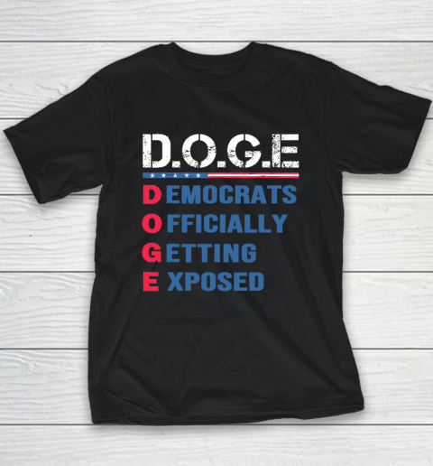 Trump D.O.G.E Department Of Government Efficiency Youth T-Shirt