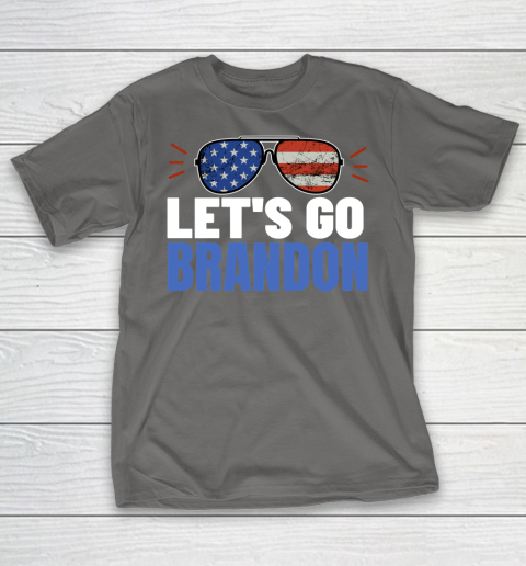 Let's Go Brandon Flag Sunglasses T-Shirt 5