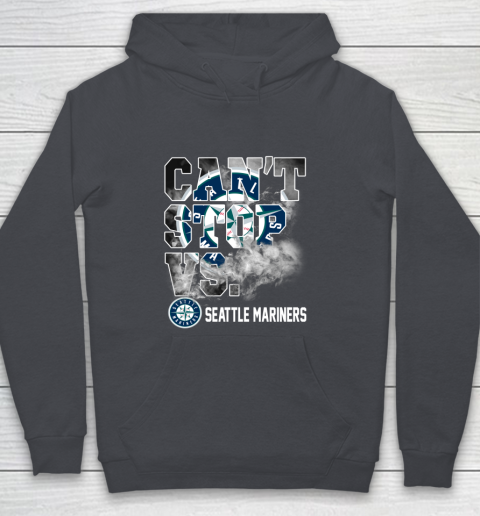 MLB Seattle Mariners Baseball Can't Stop Vs Mariners Youth Hoodie 5
