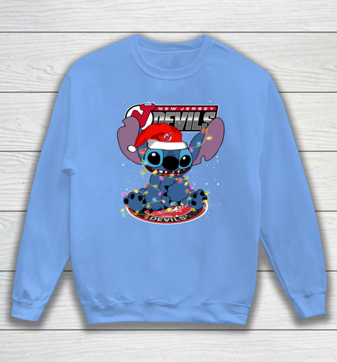 New Jersey Devils NHL Hockey noel stitch Christmas Sweatshirt 7