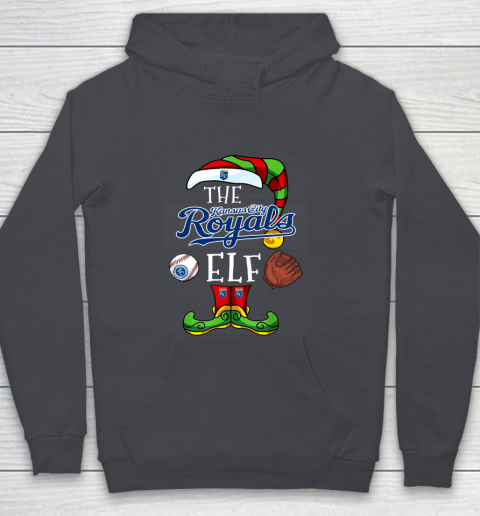 Kansas City Royals Christmas ELF Funny MLB Youth Hoodie 5