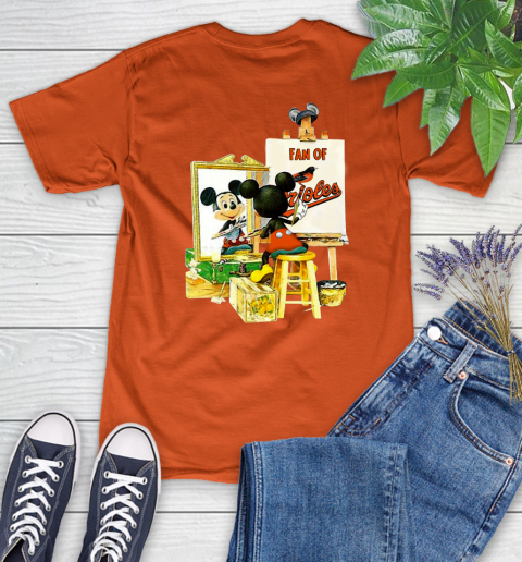 MLB Baseball Baltimore Orioles Mickey Drawing Shirt 84