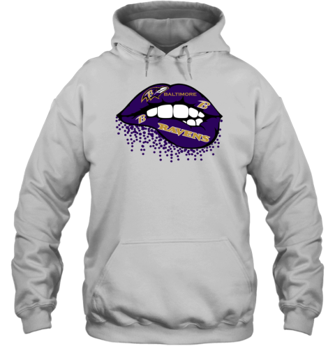 Baltimore Ravens Inspired Lips Hoodie