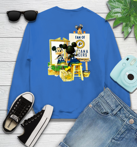 NBA Basketball Indiana Pacers Mickey Drawing Shirt 34